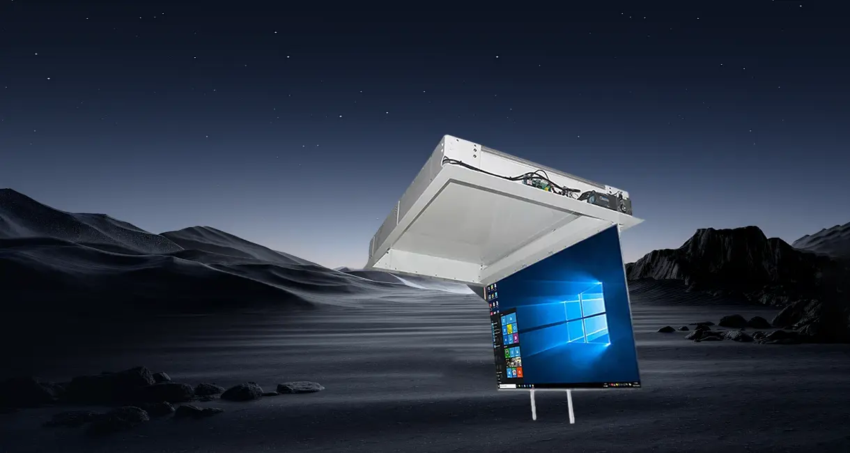 LCD monitor flip-flop