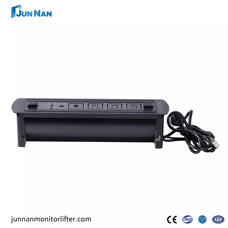 Masaüstü Elektrik Soketi Gizli Çoxfunksiyalı Office Cədvəl Avropa fişləri