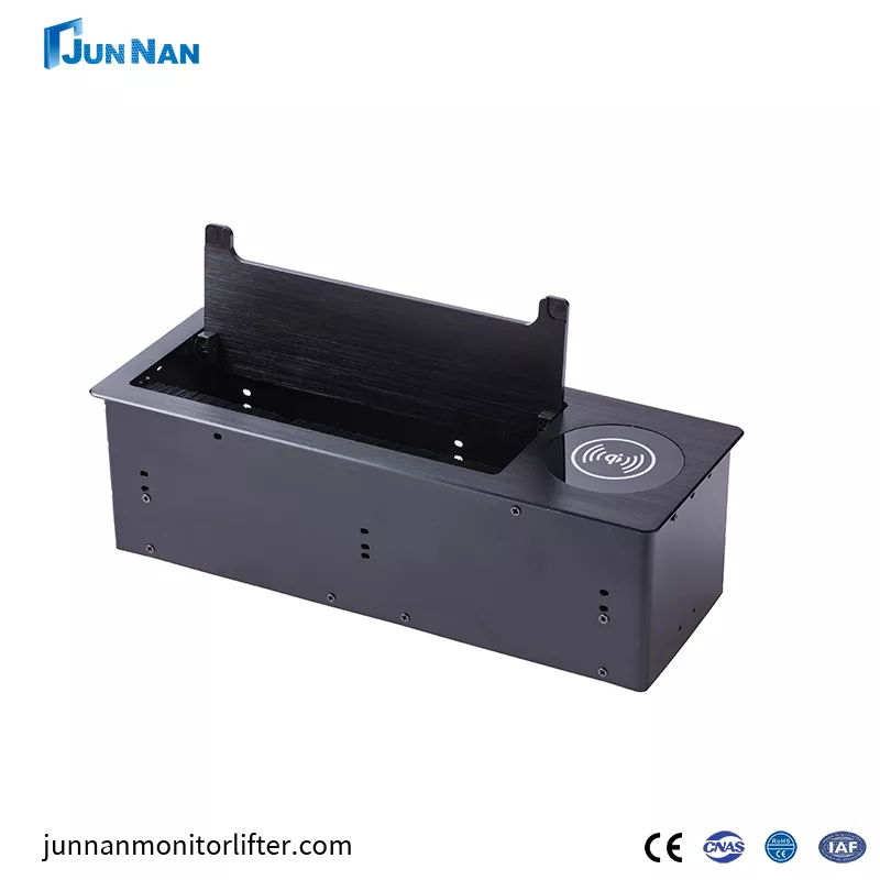 Gizli Masa Simsiz Şarj Smart Office Mebel Tabletop güc rozetkası