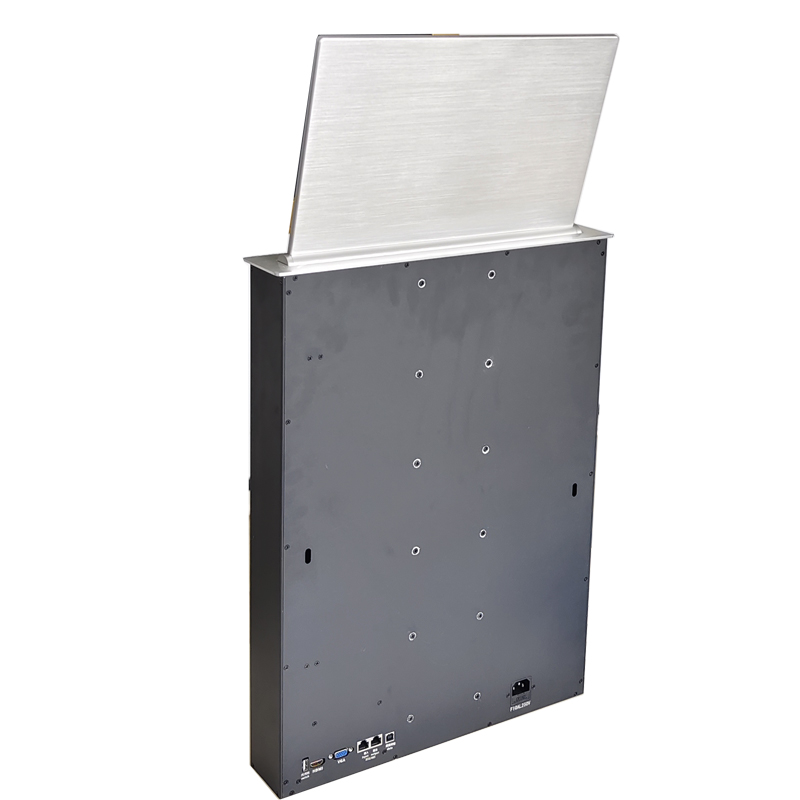 Kağızsız Konfrans Sistemi üçün geri çəkilə bilən motorlu LCD monitor qaldırıcı masa